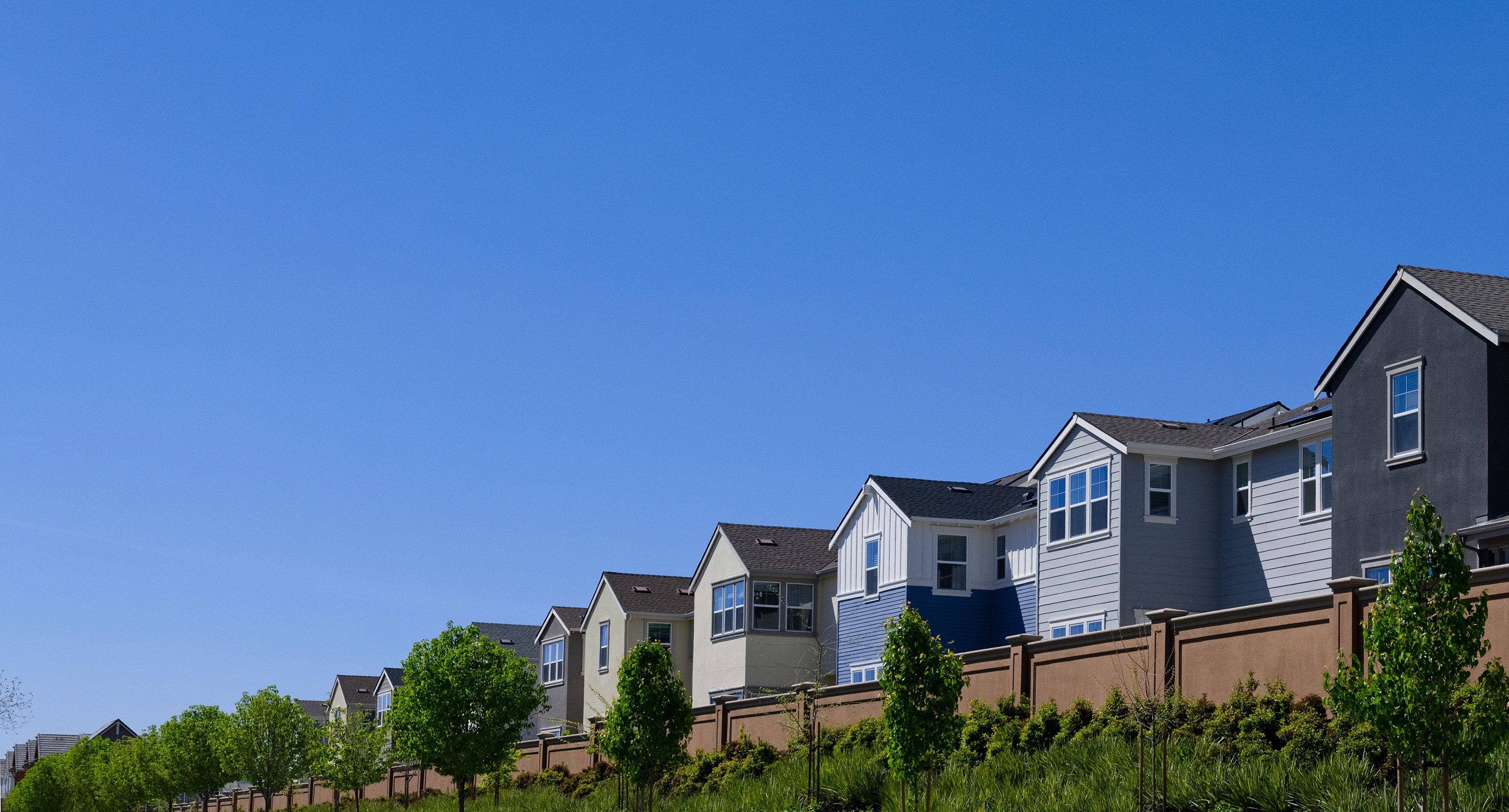 Line of houses